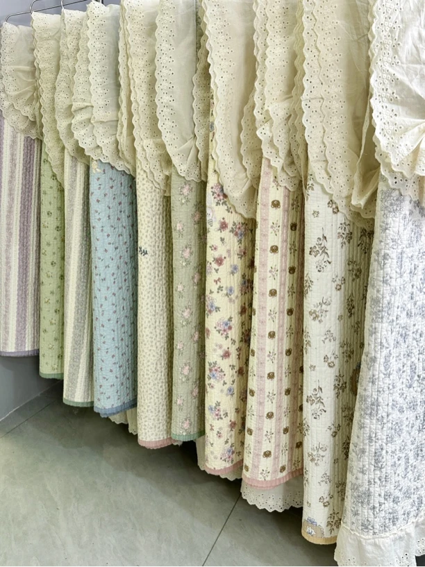 A类全棉母婴级床盖三件套/四件套亲肤四季通用床单夏凉被