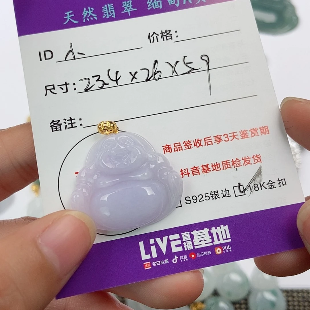 翡翠颈饰未镶嵌小*翡翠