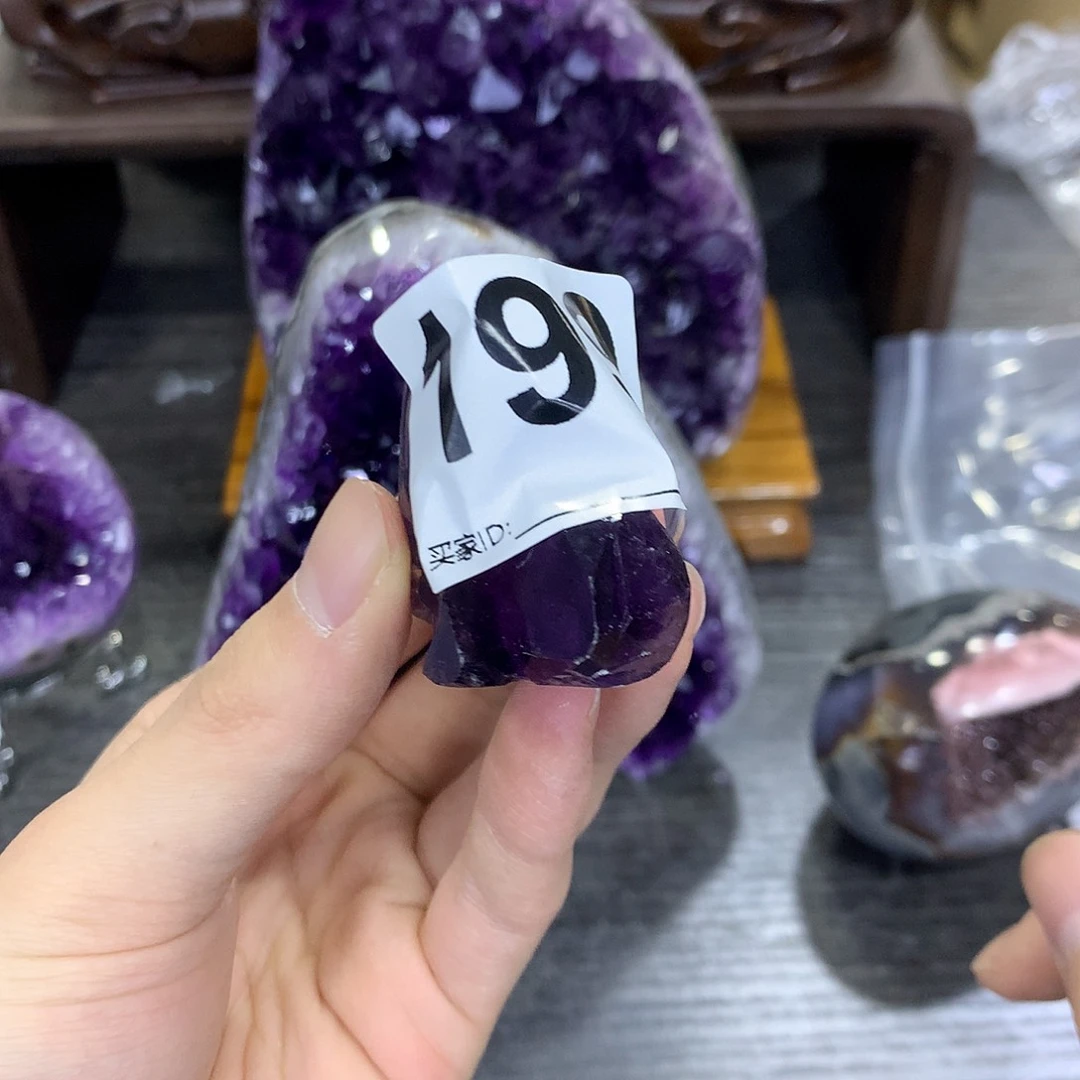 紫晶珠宝半成品未镶嵌199