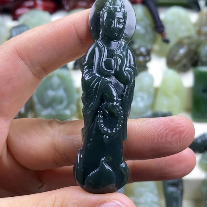 颈饰未镶嵌和田玉l****…
