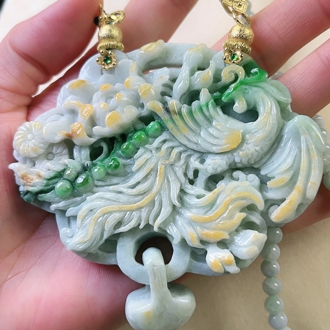 【闪购商品】翡翠颈饰未镶嵌挂件