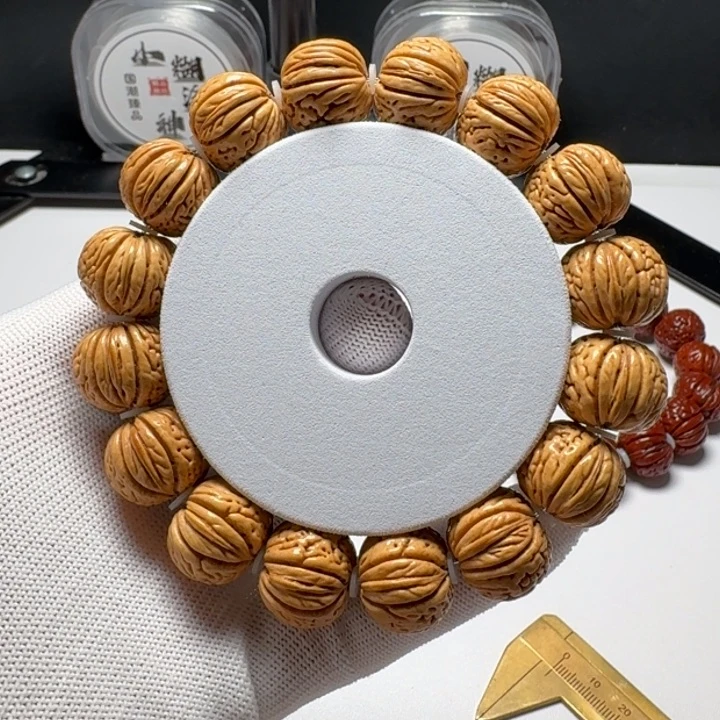 桃核手串匕*密纹南瓜桃核手串