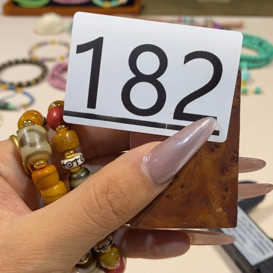 香榧木圆珠圆雕手工串182