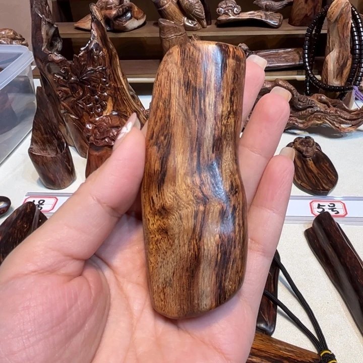 木海南黄花梨小手把件