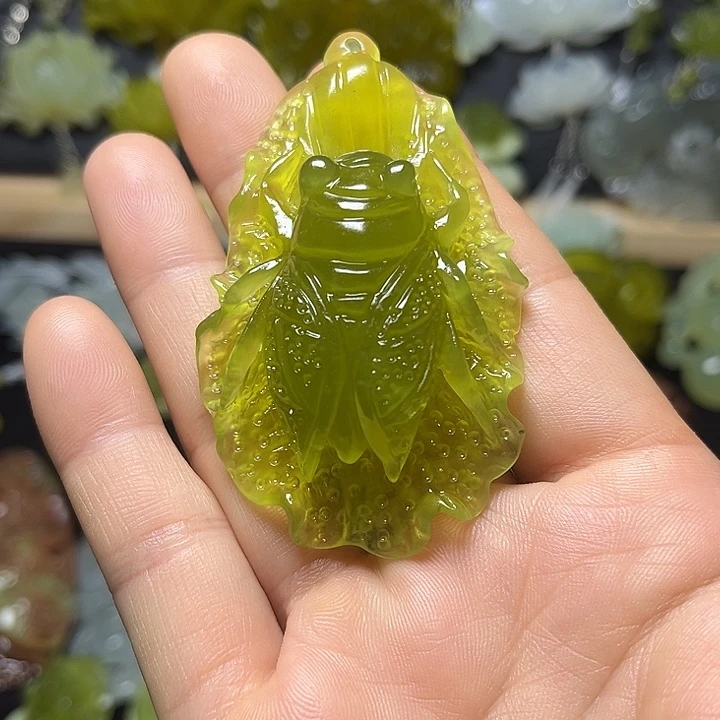 未镶嵌蛇纹石玉发饰