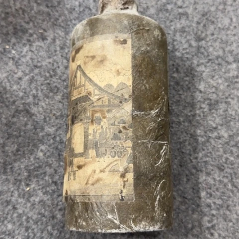 盘子瓶子手工手绘