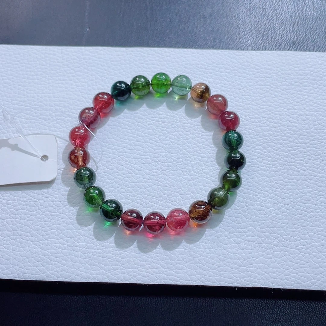 手链碧玺未镶嵌8.8mm左右