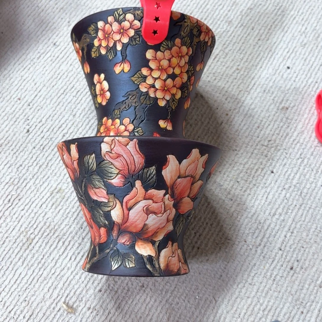 乔***衣紫砂花盆陶瓷多肉花盆精品