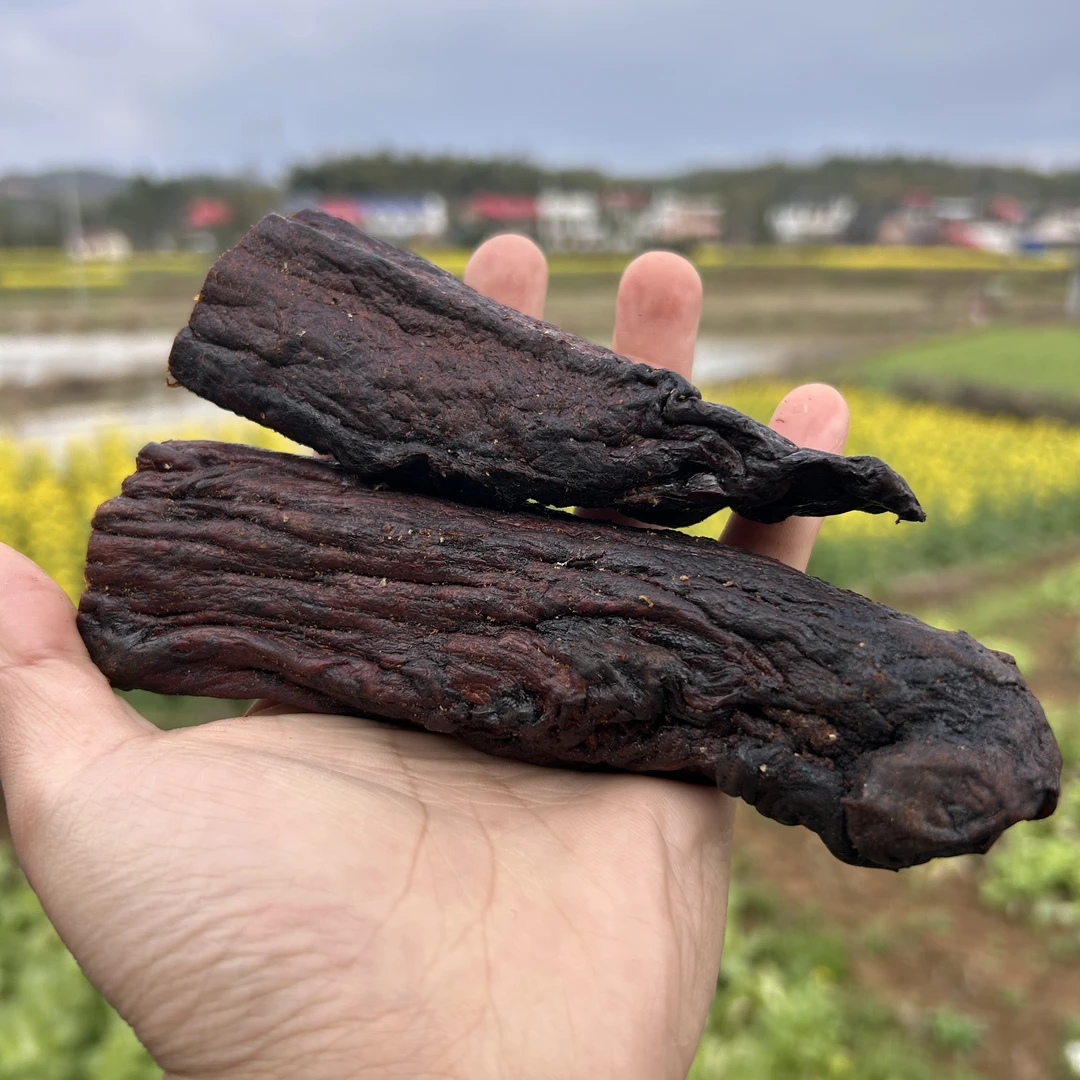 腊牛肉 湖南特产农家自制烟熏腊味 腌制腊肉瘦肉黄牛肉干250g熏肉
