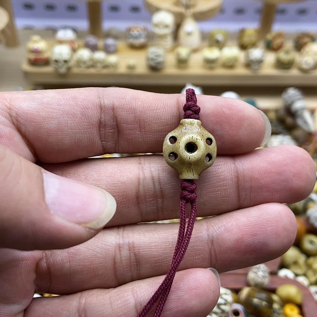 鹿骨其他五眼六通侧挂