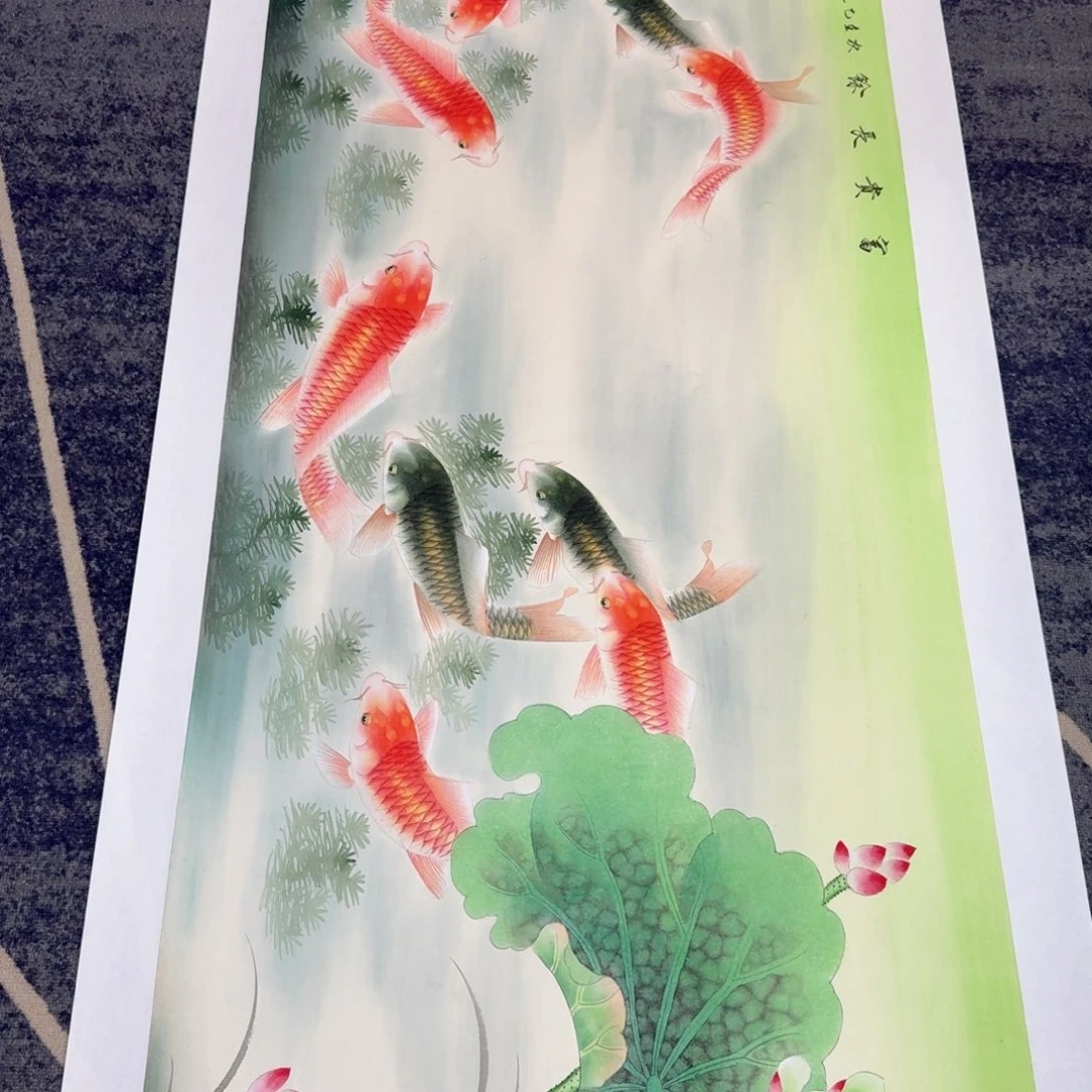国画纯手绘山水花鸟