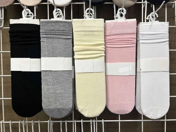 春夏款堆堆袜 颜色自选备注 薄款棉袜 无后跟