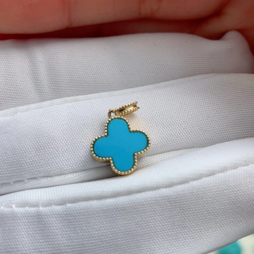 绿松石珠宝奇石18K金镶嵌