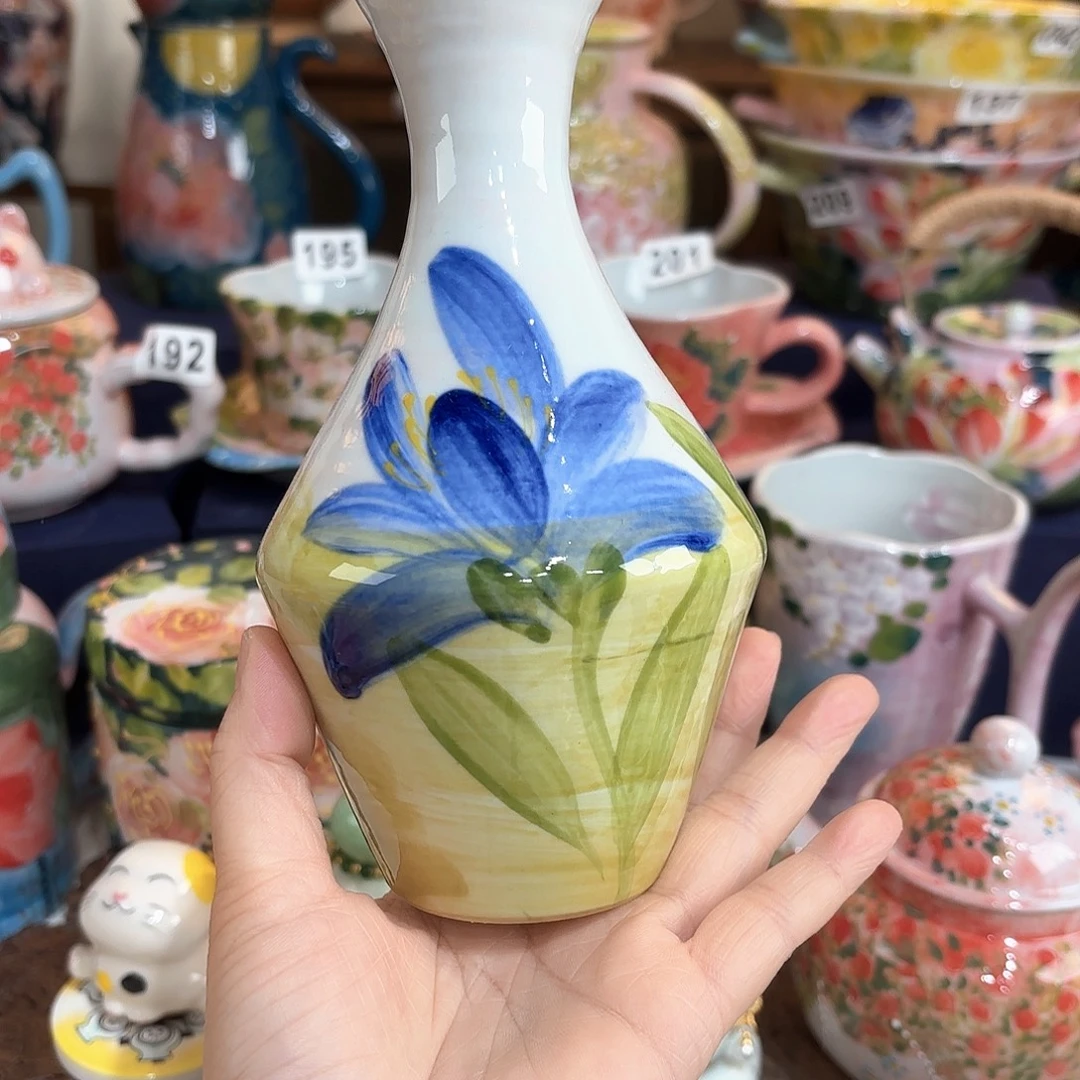 景德镇手绘高温釉下彩陶瓷茶具