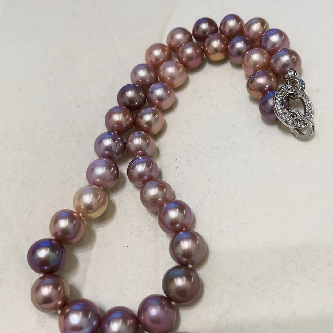 淡水珍珠颈饰银S925镶嵌