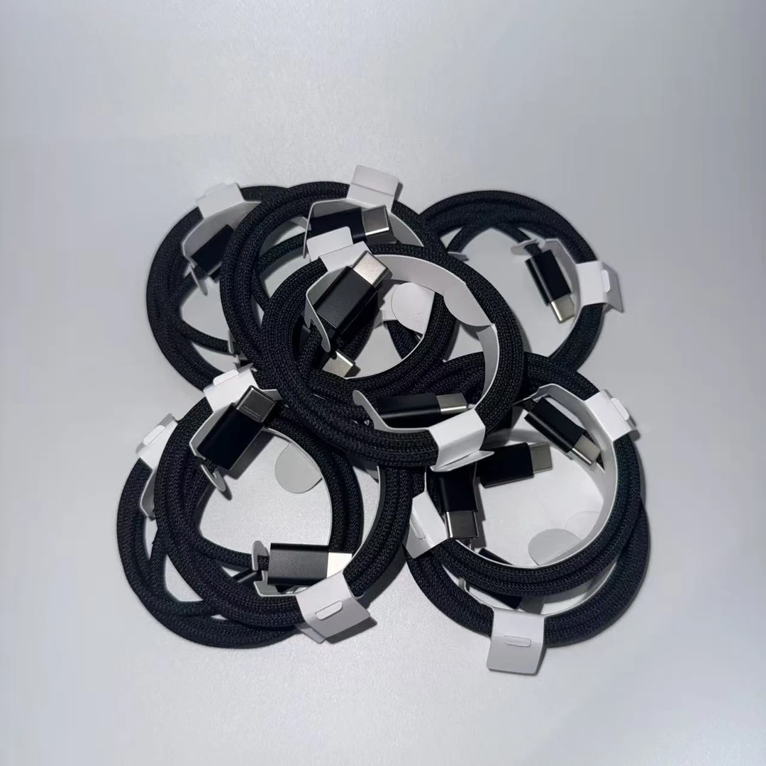 99新 Apple/苹果 双C黑色织数据线适用于iPhone16/15ipad快充充电