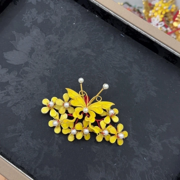 醋酸铁合金鹅毛仿点翠