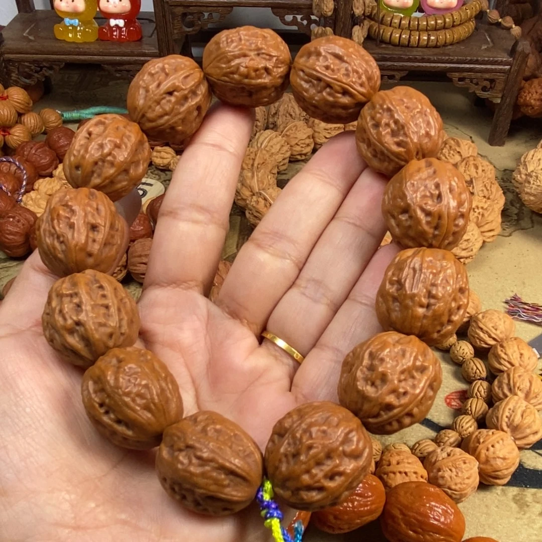 吊坠文玩核桃八棱手串文玩核桃