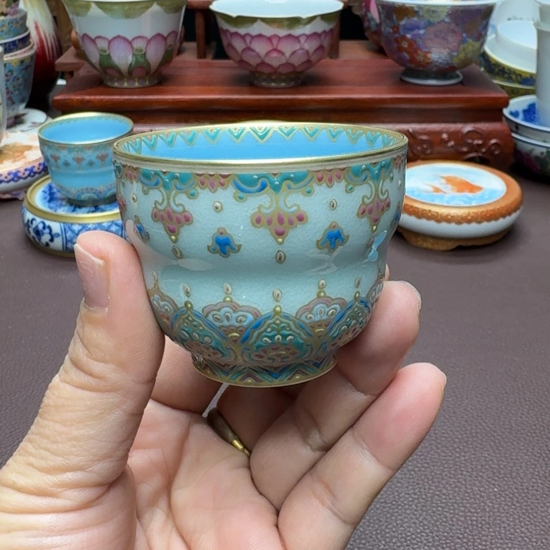 瓷片景德镇仿古手工制作精品展示