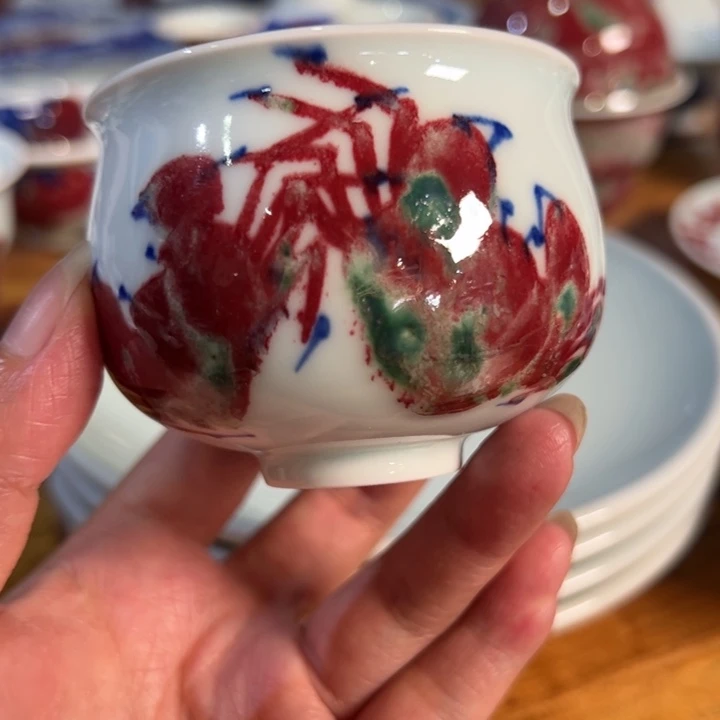原矿青花釉里红瓷器