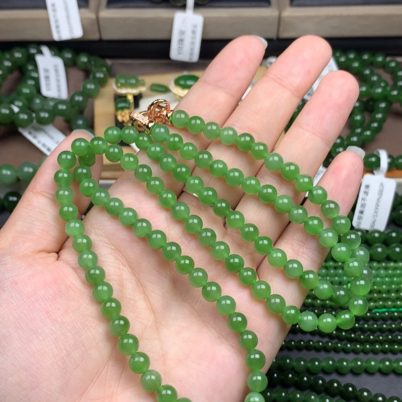 【闪购商品】颈饰未镶嵌和田玉（碧玉）明****好