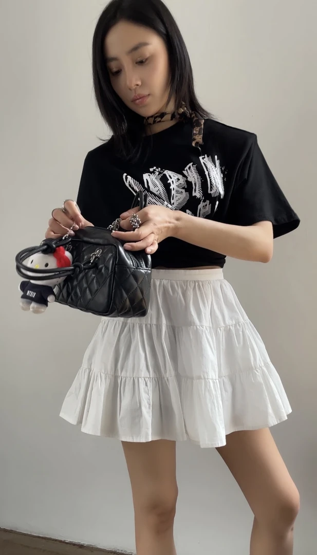 NO退NO换 DaDa 原创 半身裙裤9096（有裤衬）