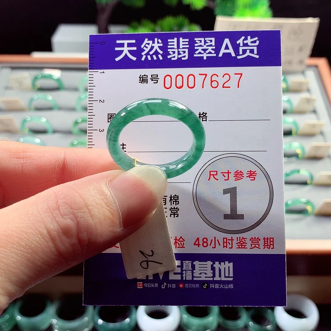 翡翠戒指未镶嵌26号