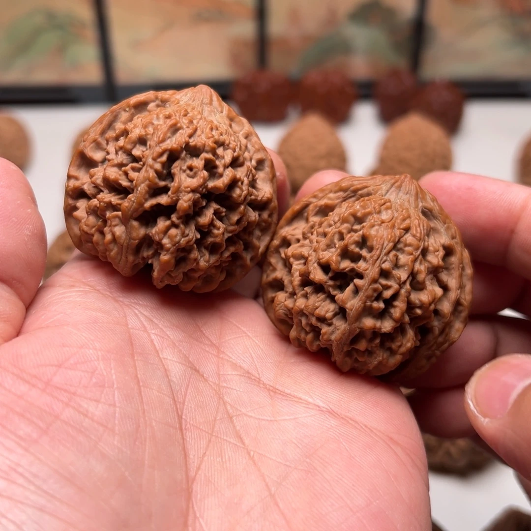 文玩核桃把件44星星