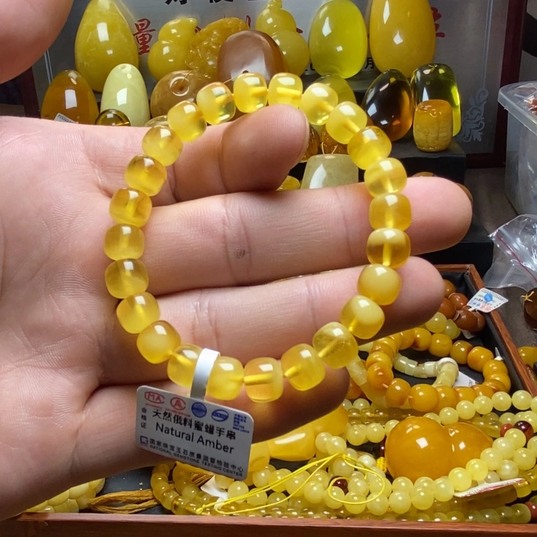 琥珀未镶嵌裸石蜜蜡