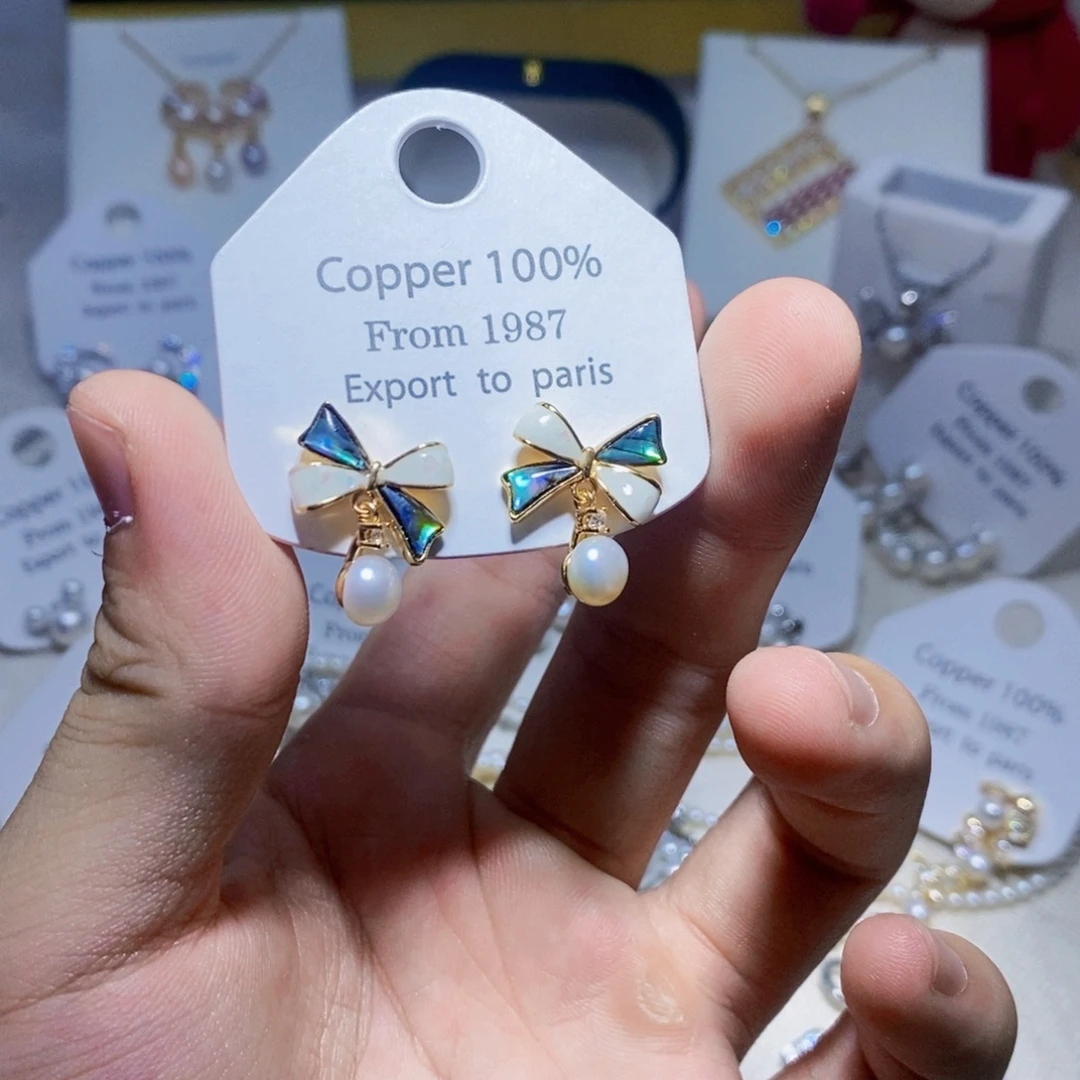 未镶嵌淡水珍珠耳饰