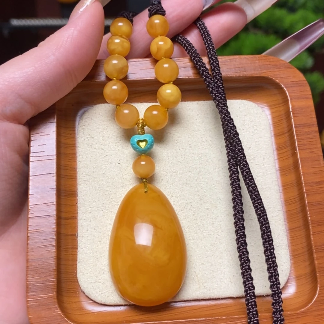 【闪购商品】蜜蜡颈饰未镶嵌项链