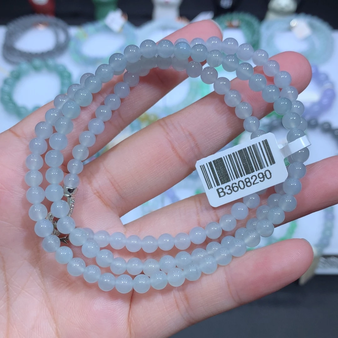 未镶嵌手串翡翠天然