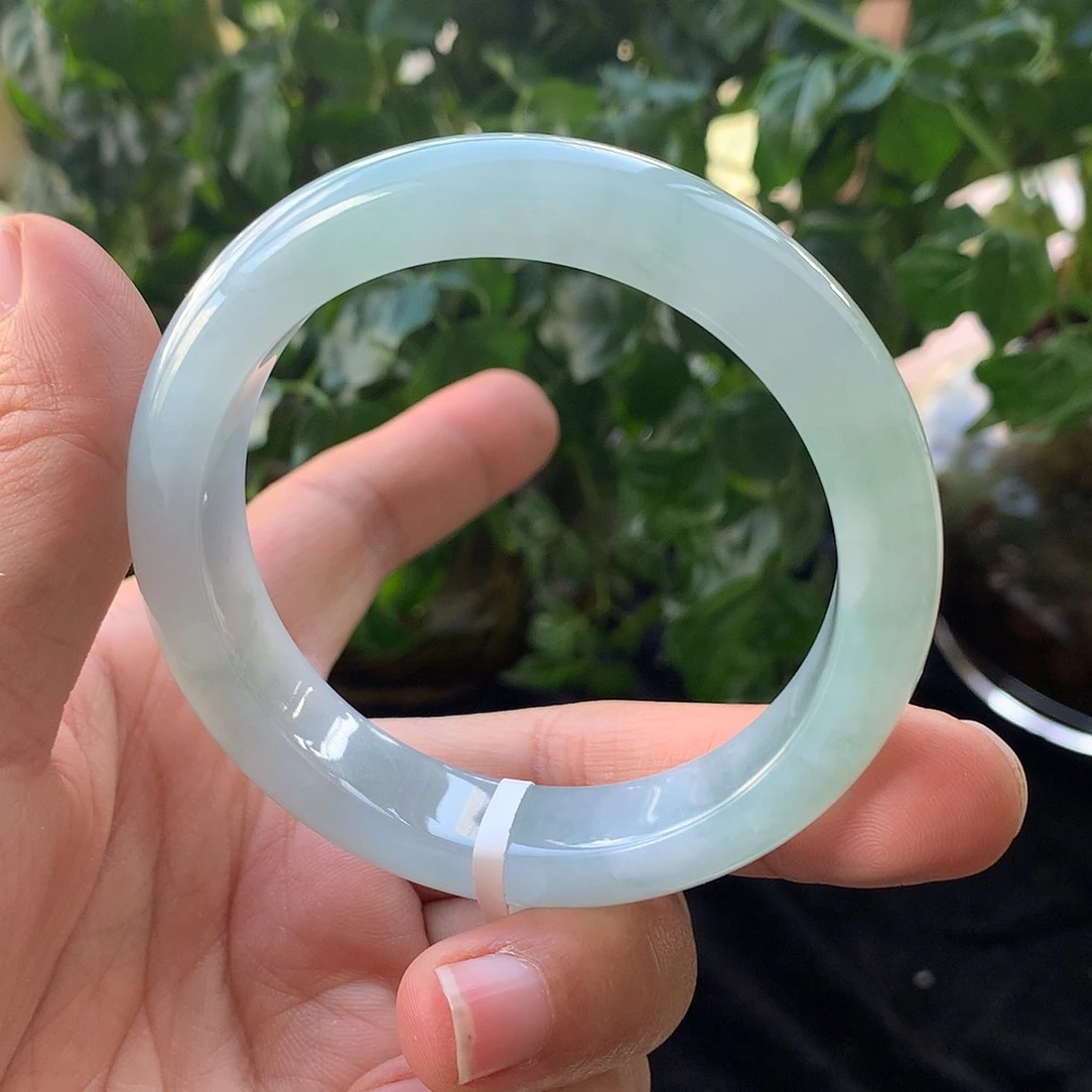 翡翠未镶嵌手镯28号