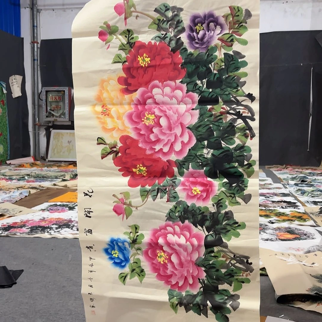 国画国画作品画心一张