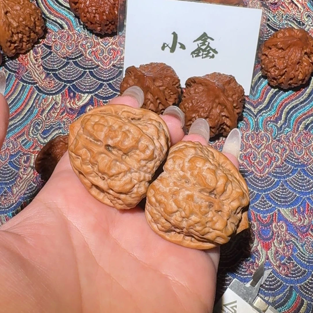 文玩核桃把件238号40三角蛙蛙文玩核桃