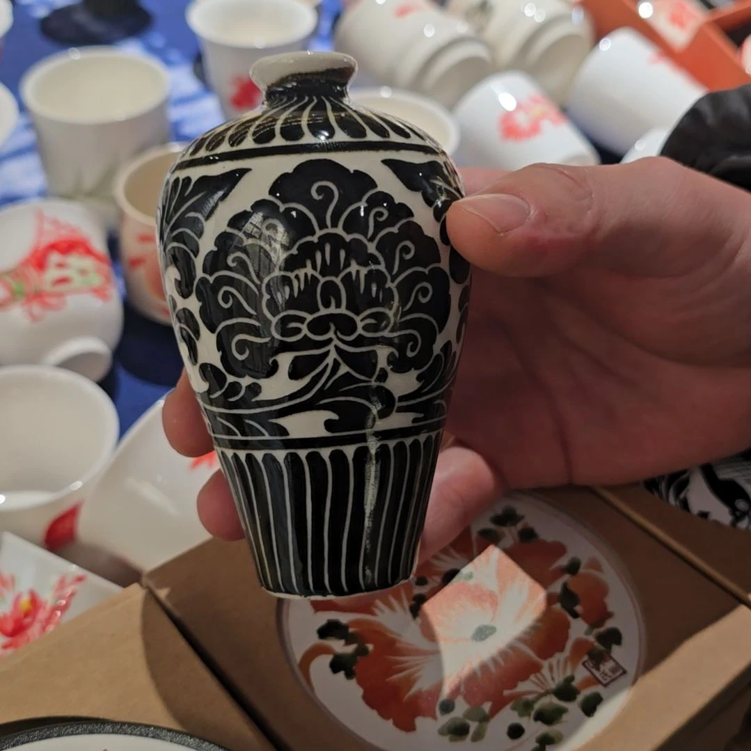 小梅瓶嘎嘎好磁州窑