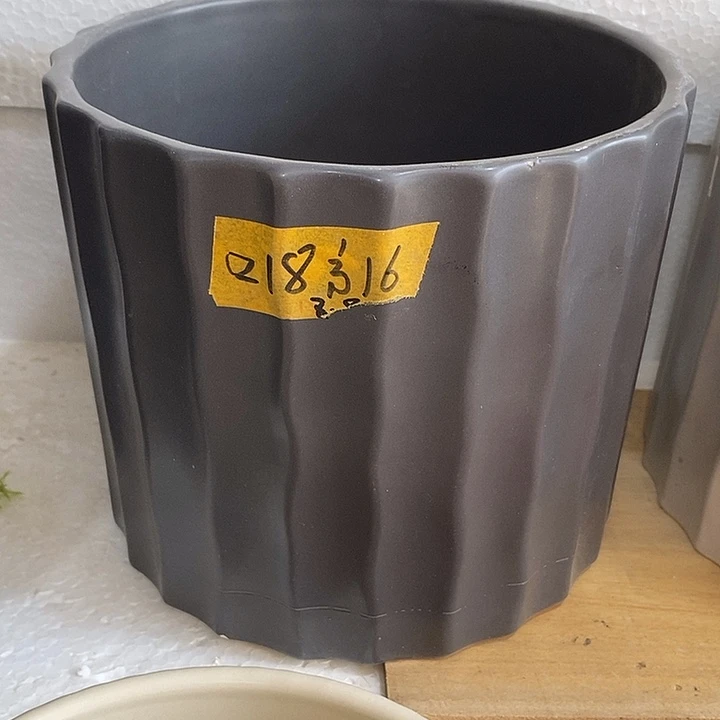 陶摆件陶盆有孔 瑕疵介意勿拍