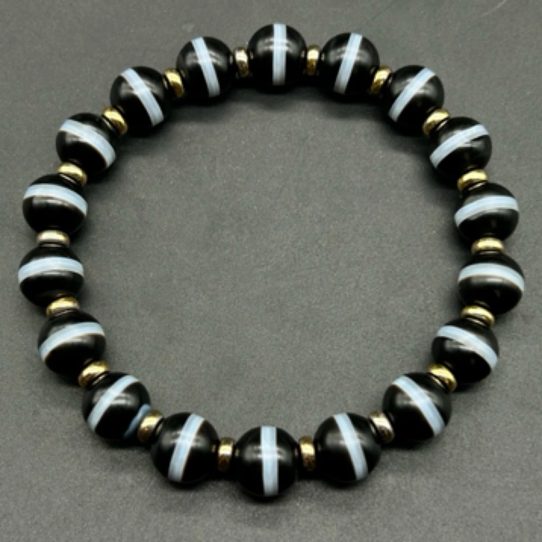 维多利亚时期黑白一线药师珠