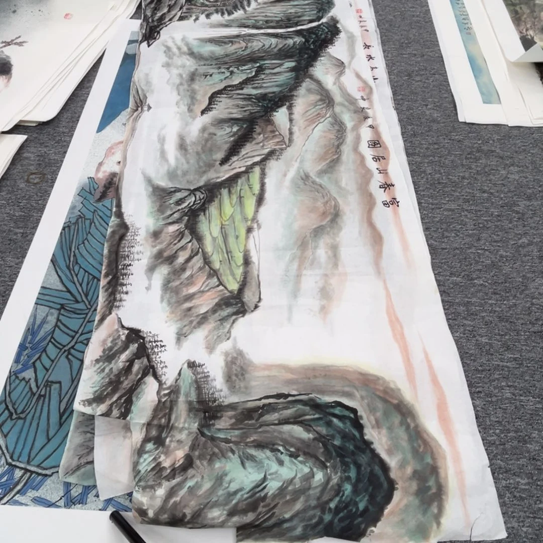 国画化**简小六绘画作品