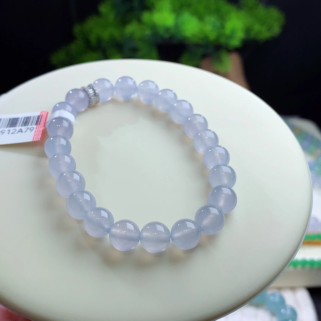 未镶嵌手串翡翠猫*卡8mm左右