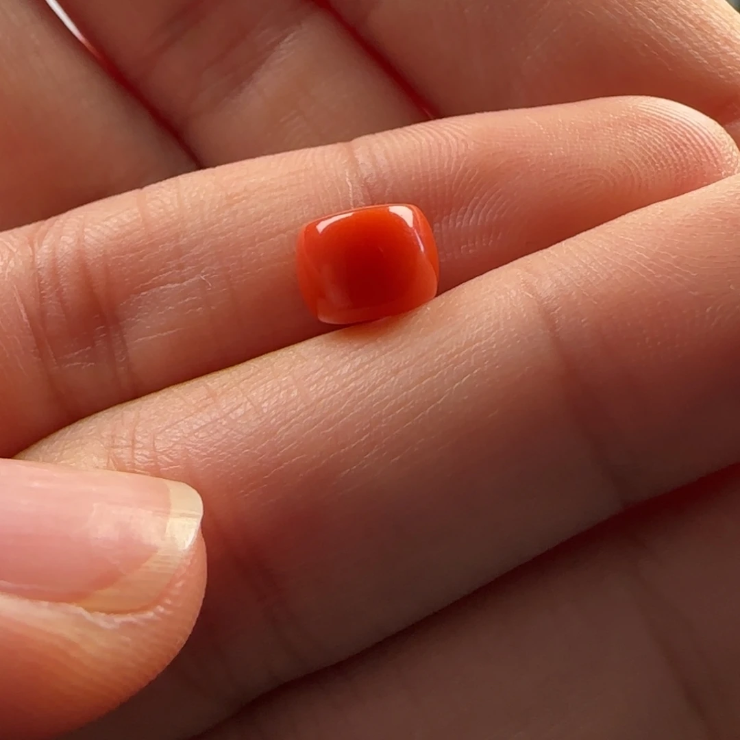 南红玛瑙未镶嵌直切：8x6关坡肉料