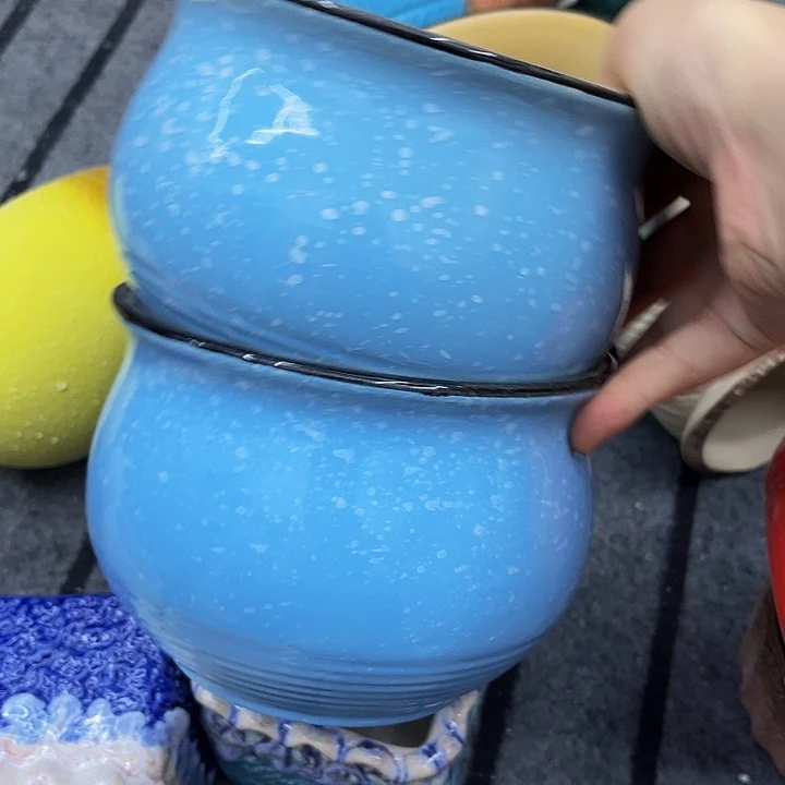 多肉绿植陶瓷花盆9.9包邮，有空