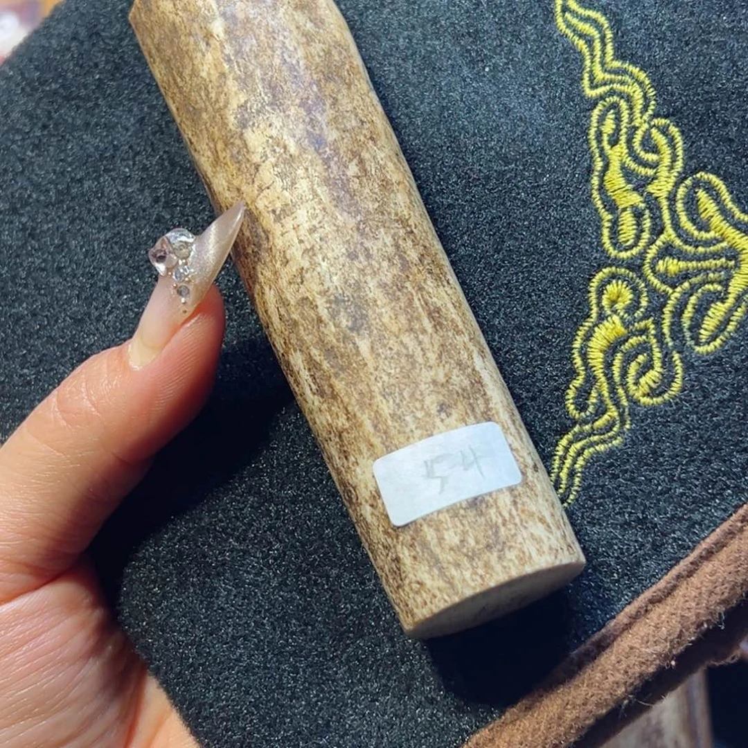 鹿骨把件鹿骨鹿角