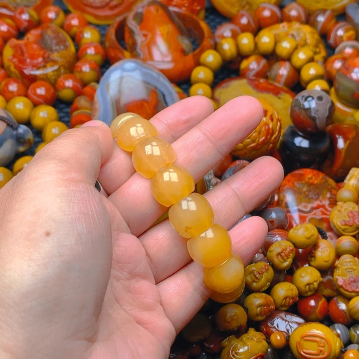 玛瑙/玉髓未镶嵌手串