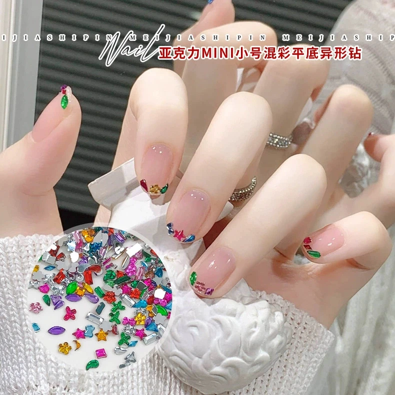 【关羽】简约美甲早春气质高级感穿戴甲夏日小香风纯欲裸色穿戴饰品