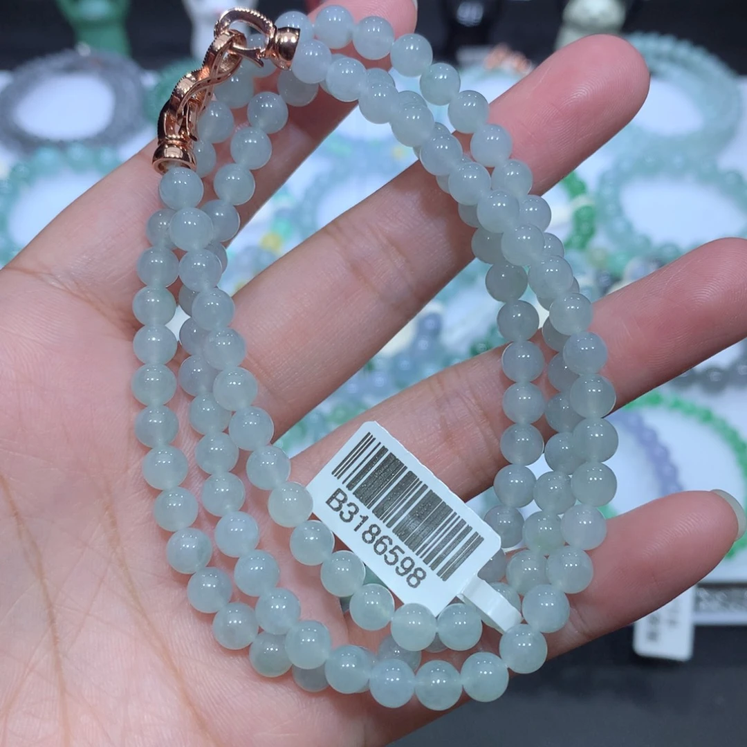 翡翠未镶嵌手串天然