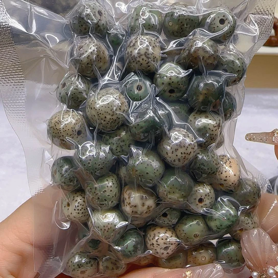 星月菩提手串2哈哈石玉星月菩提散籽