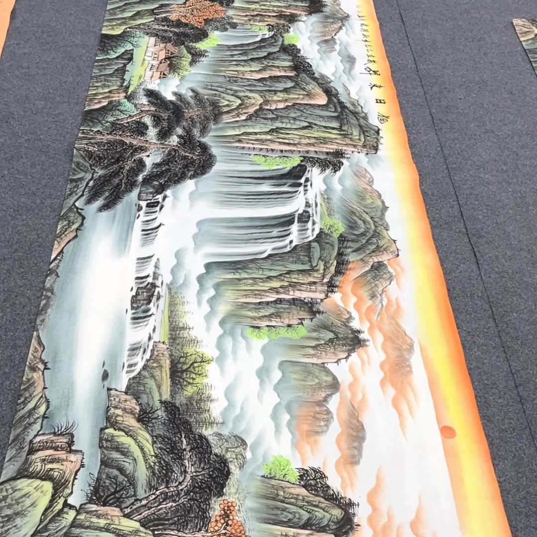 国画国画作品老师手绘