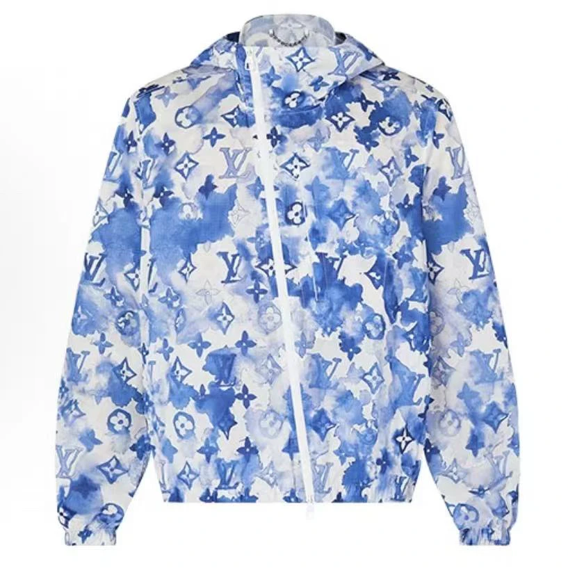 未使用 LouisVuitton/路易威登  水墨扎染连帽外套 50码 AA10167