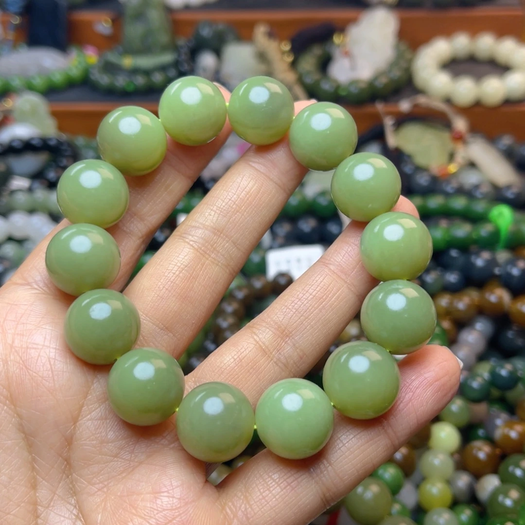 和田玉未镶嵌手链